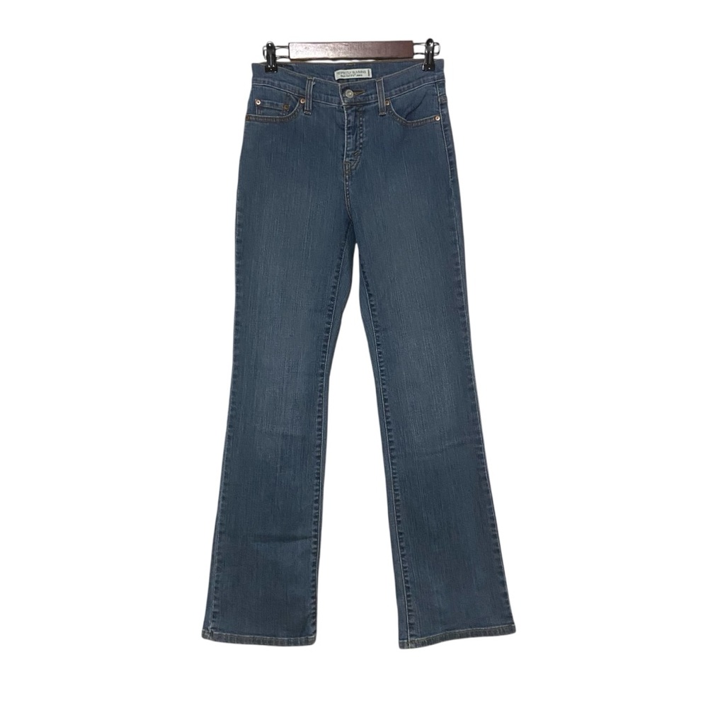 Vintage Levi’s 512 Perfectly Slimming Boot Cut Denim Women’s Jeans Size & Blue